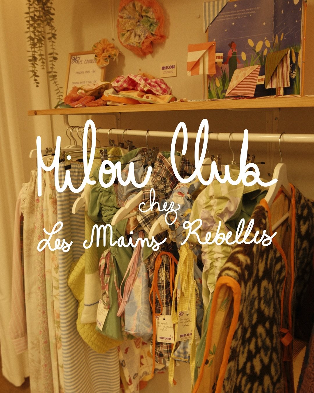 Le portant Milou Club chez Les Mains Rebelles